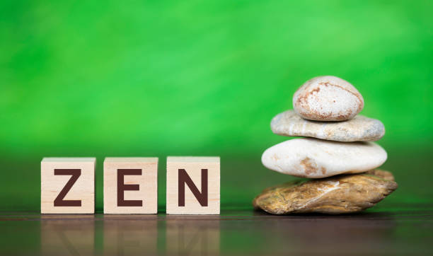 istock Zen stones on green background 1301224401