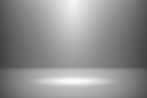Abstract backdrop gray background. Minimal empty space with soft light