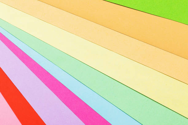 istock Background from a set of colored paper, top view 1301237261