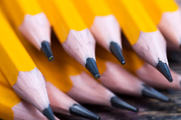 istock solid color wooden pencils with gray lead 1301241692