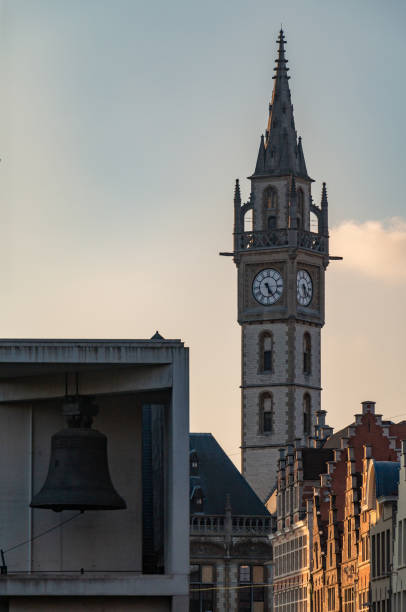 istock Ghent Clock Tower in Korenmarkt 1301242906