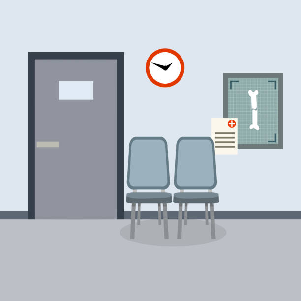 istock Empty Medical office. Corridor in the hospital building. 1301243839