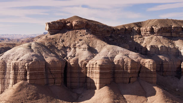 istock Rock Layers in Butte in Utah - Aerial 1301245408