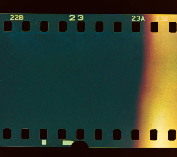 Vintage film light leak