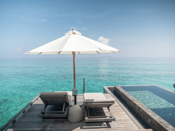 istock Private overwater villa in the Maldives 1301249200