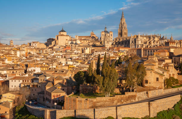 istock Toledo in morning light - Alcazar and cathedral 1301249222