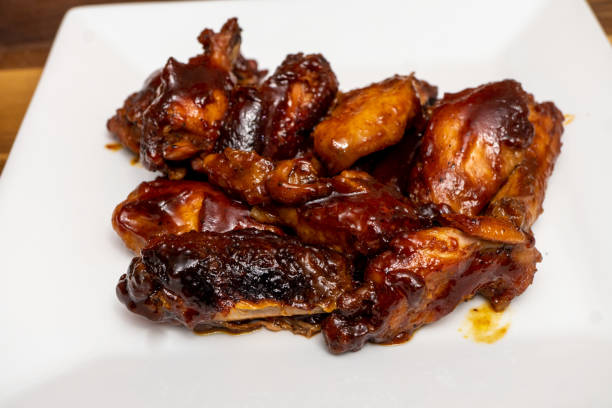 istock Chicken Wings with Barbecue Sauce 1301249485
