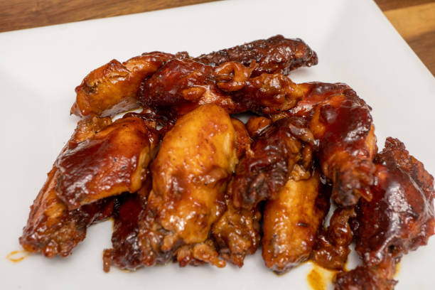 istock Chicken Wings with Barbecue Sauce 1301249491