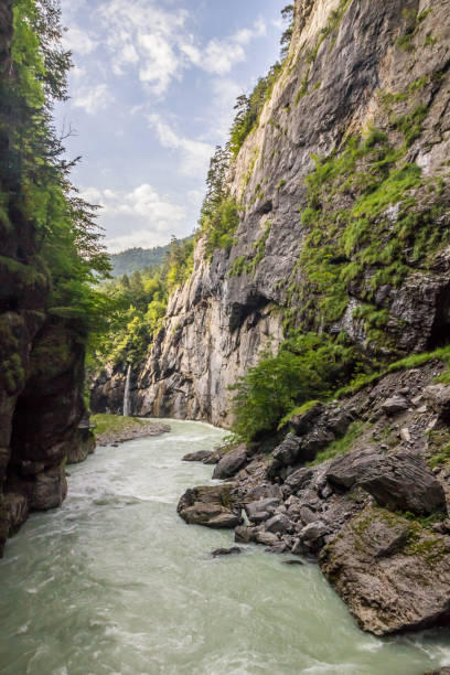 istock Glacier gorge in Swiss Alps 1301253538