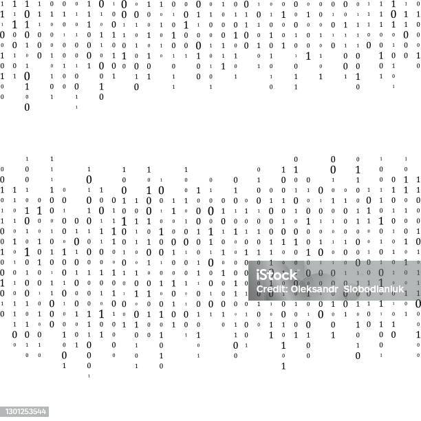 Abstract Matrix Background Binary Computer Code Coding Hacker Concept ...