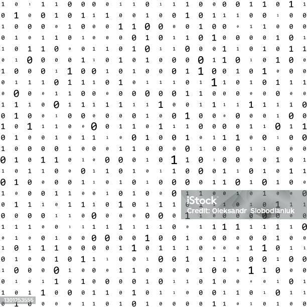 Abstract Matrix Background Binary Computer Code Coding Hacker Concept ...
