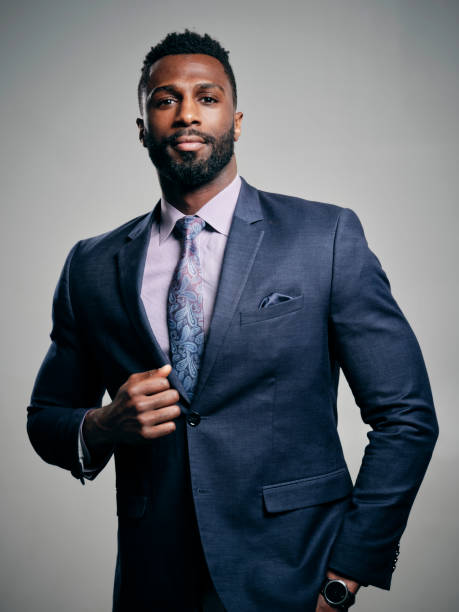 Studio Portrait of a Man in a Suit