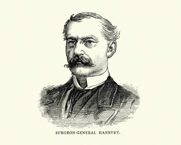 外科医ジェームズ・ハンベリー将軍、19世紀 - hanbury点のイラスト素材／クリップアート素材／マンガ素材／アイコン素材