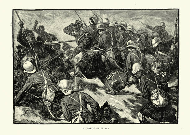 istock British highlander soldiers fighting at the Battle of El Teb 1301259431