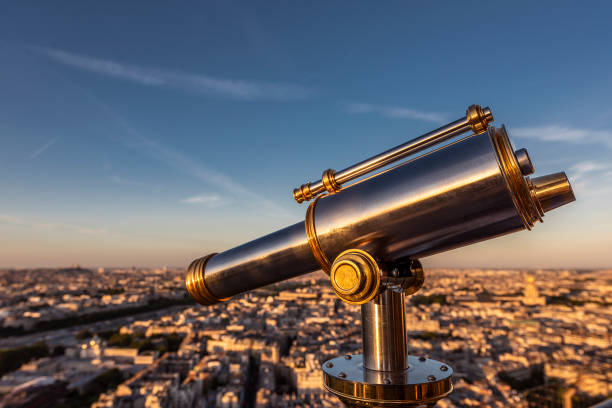 istock binoculars located at the top of the eiffel tower 1301259602