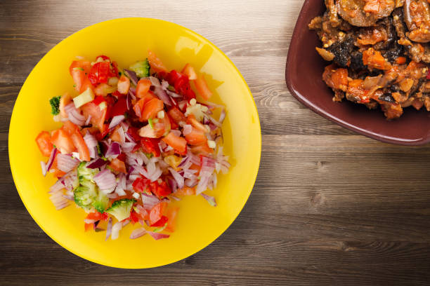 istock vegan food. salad from vegetables 1301259722