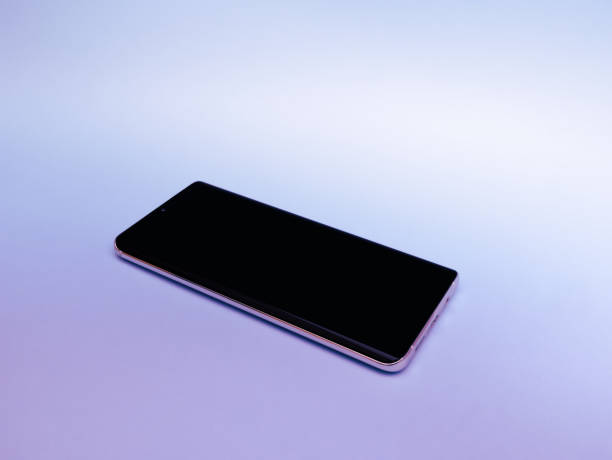 istock Smart phone, mobile phone isolated, phone with black touchscreen 1301263029