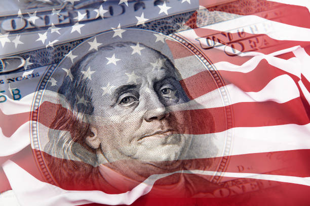 istock USA finance and flag 1301267688