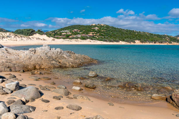 istock white sand and crystal clear waters at Campana beach, Chia 1301268322