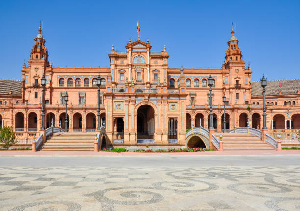 istock Spain square in Seville, Andalusia, Spain 1301273046
