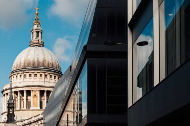 istock St Pauls Cathedral and modern building in London, 1301275422