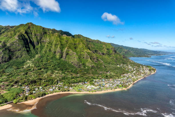 istock Kaaawa Village Aerial, Oahu 1301281897