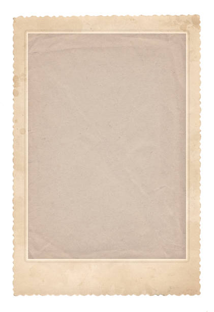 istock Old photo frame. Vintage paper. Retro card 1301282822