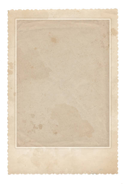 istock Old photo frame. Vintage paper. Retro card 1301282833