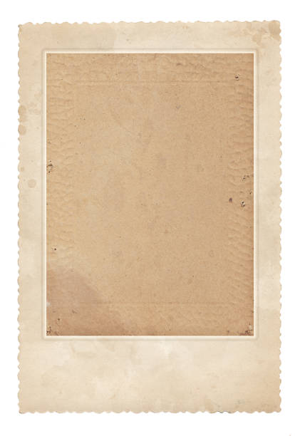 istock Old photo frame. Vintage paper. Retro card 1301282874