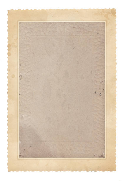 istock Old photo frame. Vintage paper. Retro card 1301282895