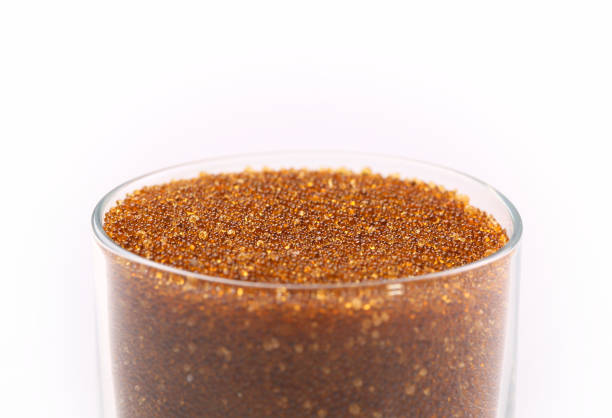 This is sand photographed in the studio with color foils before the flash