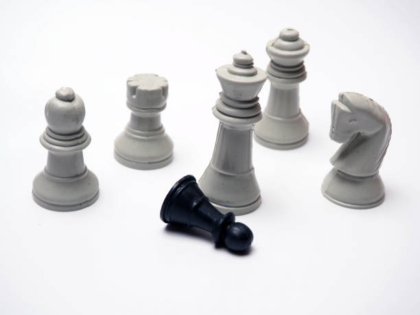 istock close up shoot of chess pieces on a white isolated background 1301288207
