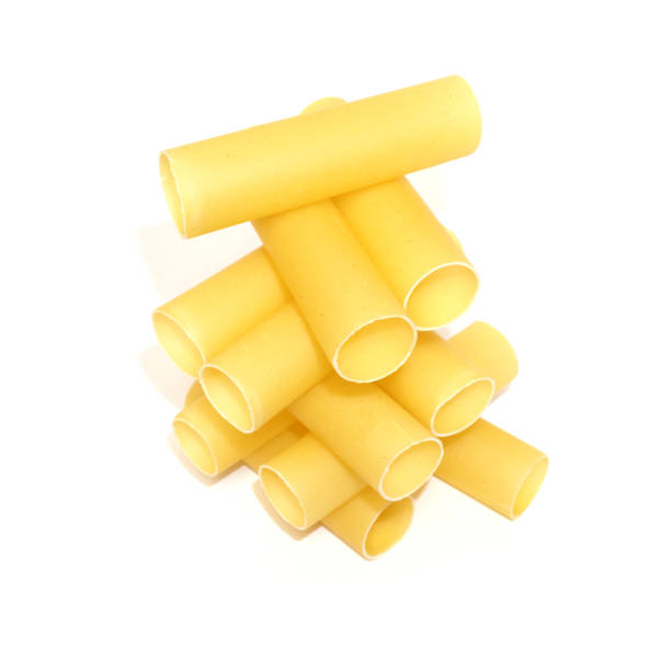 istock Yellow cannelloni pasta isolated on white background 1301296291