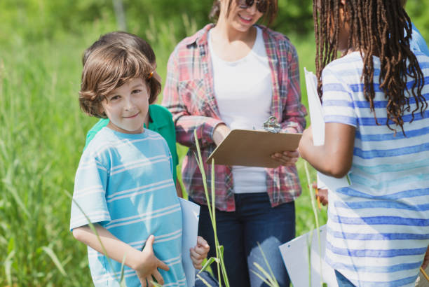 istock Class is outside today for an adventure! 1301296920
