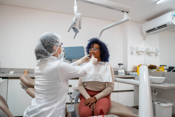 istock Dentist and patient in the dental office 1301303596