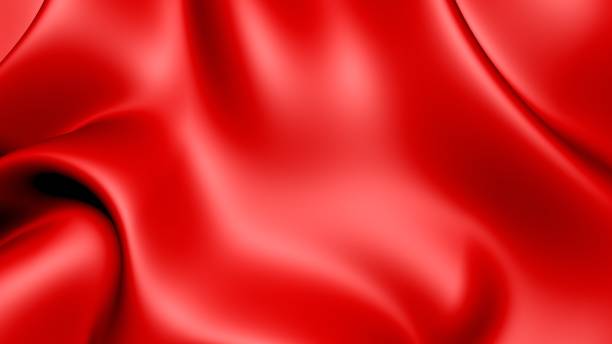 istock Red 3D dynamic abstract liquid light and shadow artistic gradient wavy futuristic texture pattern background 1301315054