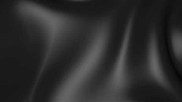 istock Black 3D dynamic abstract liquid light and shadow artistic gradient wavy futuristic texture pattern background 1301315073