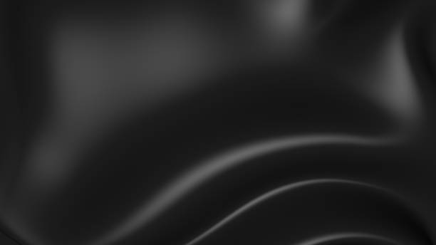 istock Black 3D dynamic abstract liquid light and shadow artistic gradient wavy futuristic texture pattern background 1301315089