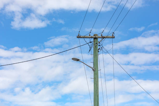 Power Pole and Electricity Wires