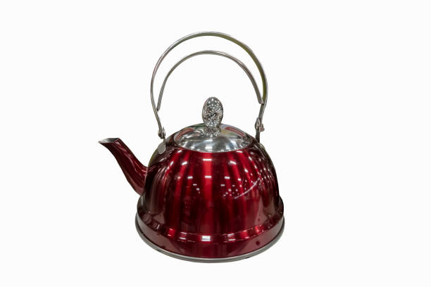 istock Stock Foto Kettle close up, isolate 1301319375