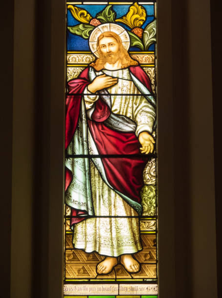 istock Stained glass window - Ballarat 1301324798
