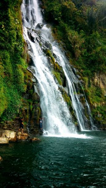 Binangalom waterfall, Lake Toba
