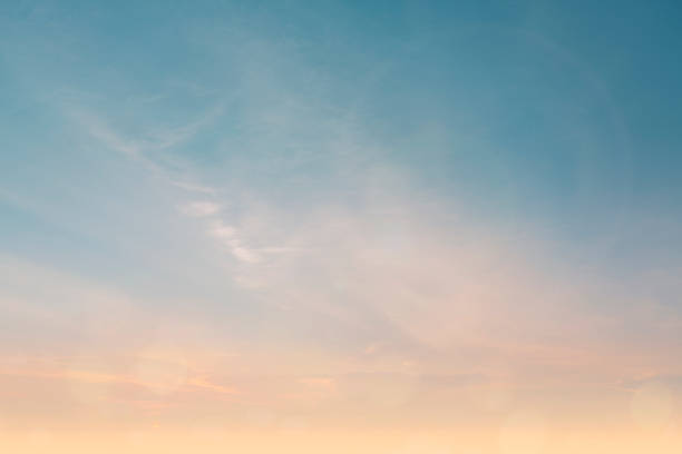 istock Summer Blue Sky and white clouds background. Beautiful clear cloudy in sunlight spring season. Panorama vivid cyan cloudscape in nature environment. Outdoor horizon skyline with spring sunshine. 1301330294
