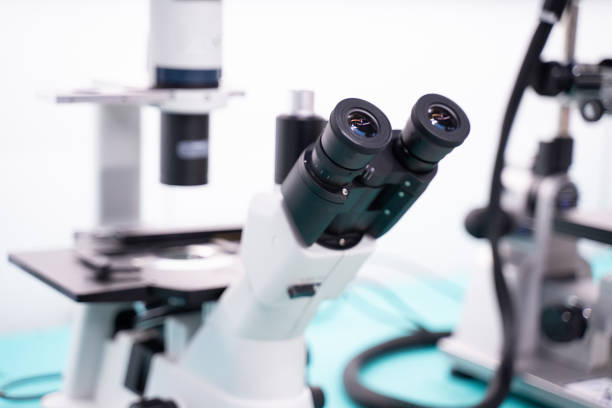 istock Microscopes in medical laboratories in hospitals are used to detect pathogens 1301331467