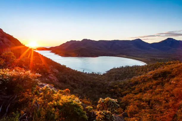 This lookout is a short walk from the main Hazards car park and a popular viewpoint.