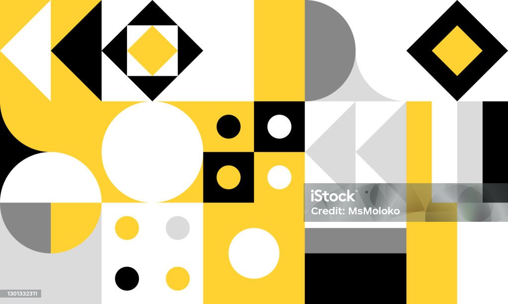 Simple Geometric Color Pattern Simple Geometric Vector Pattern Bright Color Palette Stock Illustration ...