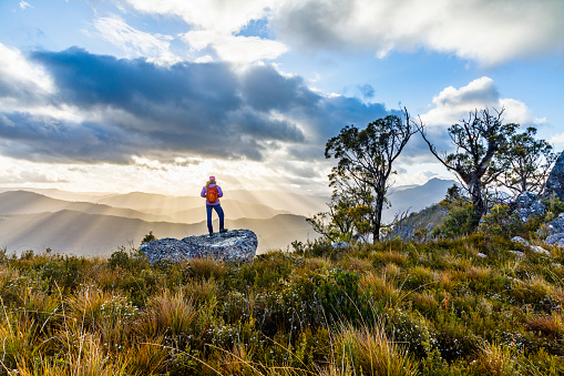 Mt Farrell Walking Track takes about an hour and a half to reach the summit and offers superb views down onto the town of Tullah, Lake Rosebery and Lake Mackintosh.