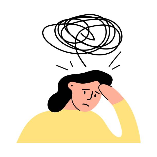 istock Young woman overwhelmed, confused, suffer from stress. 1301338908