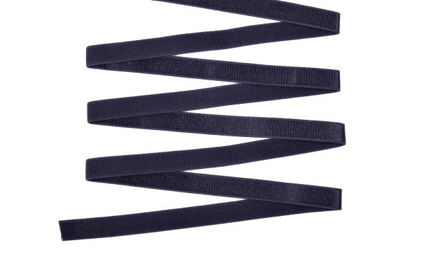 istock Underwear elastic band for clothes and bras on a white background, zigzag. Isolated. 1301346713