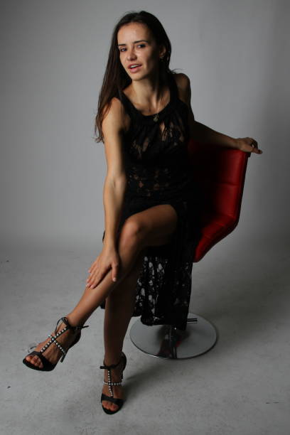 istock Beautiful Romanian model in a studio, in a bedroom 1301346736